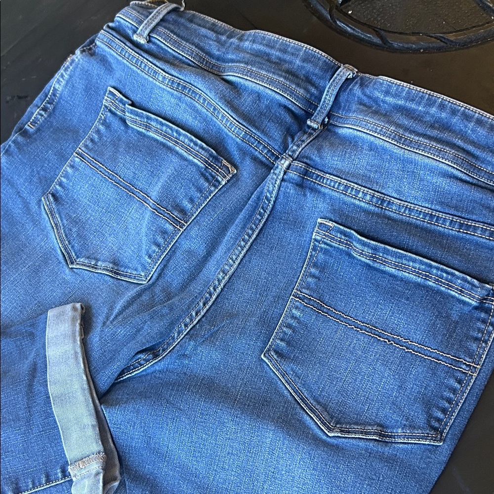 Stylish Blue Women's Denim Overalls